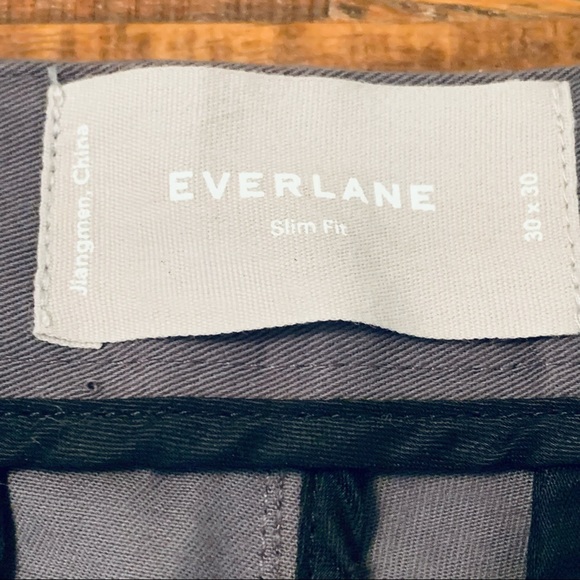 Everlane Men's Slim Fit Pants in a Stone Color & High Rise sz 30 X 30 - Picture 15 of 16